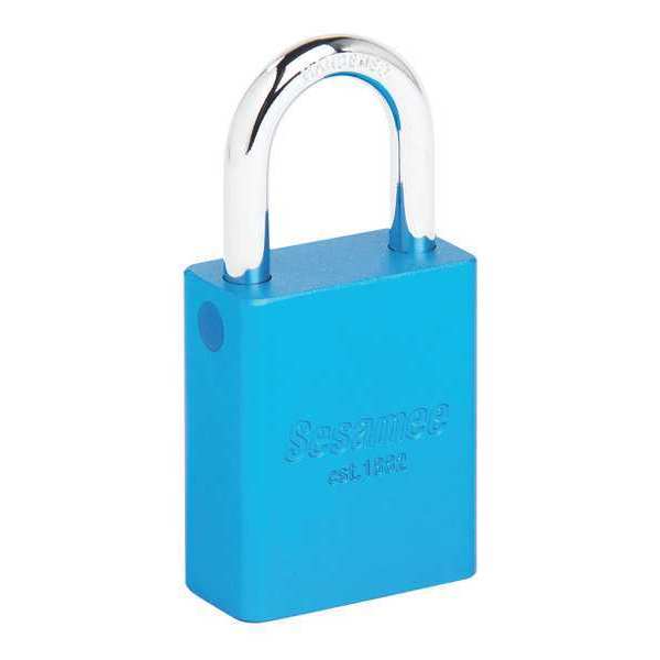 Alum Safety Lockout Padlock, KD, Blue