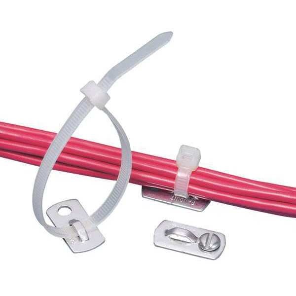 Cable Tie Mount, Screw Applied, PK100
