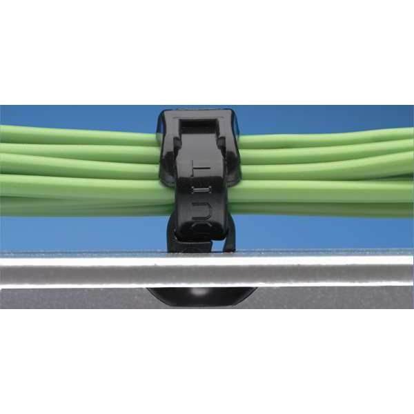 Cable Tie Mount, Through Panel, PK1000