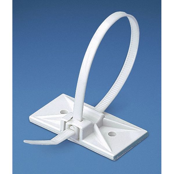 Cable Tie Mount, Adhesive Backed, PK100