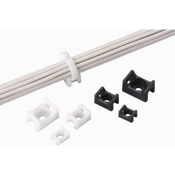 Cable Tie Mount, Screw Applied, PK100
