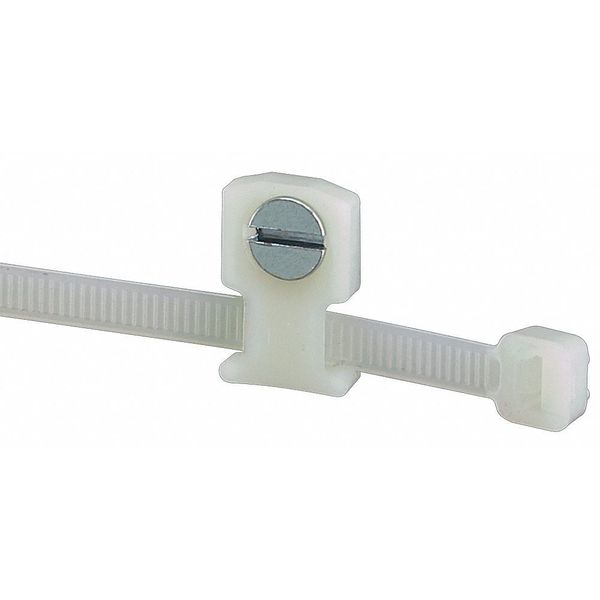 Cable Tie Mount, Screw Applied, PK100