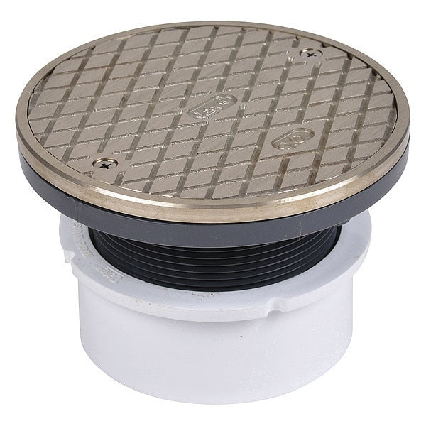 Adj PVC Cleanout, 4
