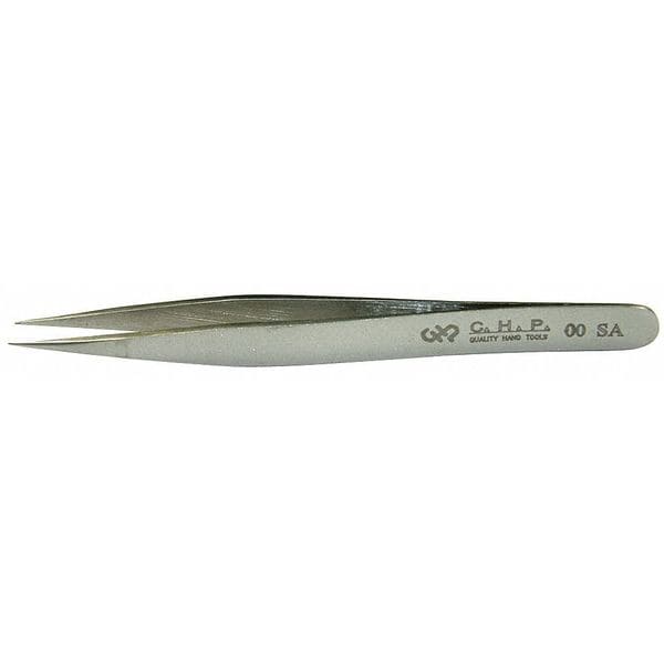 Fine Point Tweezer, Strong Flat Tip, 120mm
