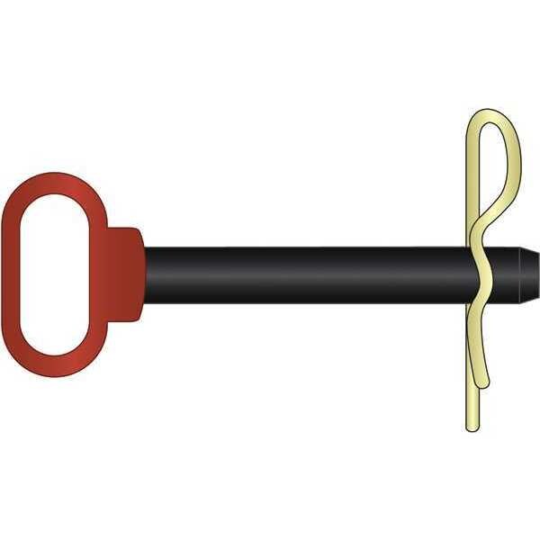Hitch Pin Red Hd, 5/8