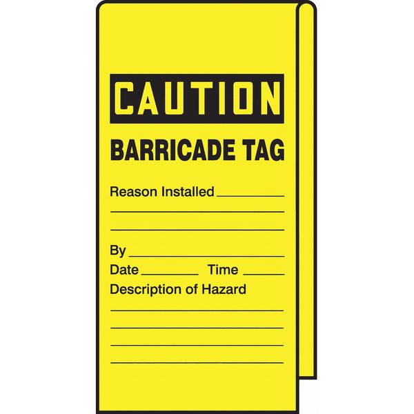 Wrap Stick Tag, Caution, 12