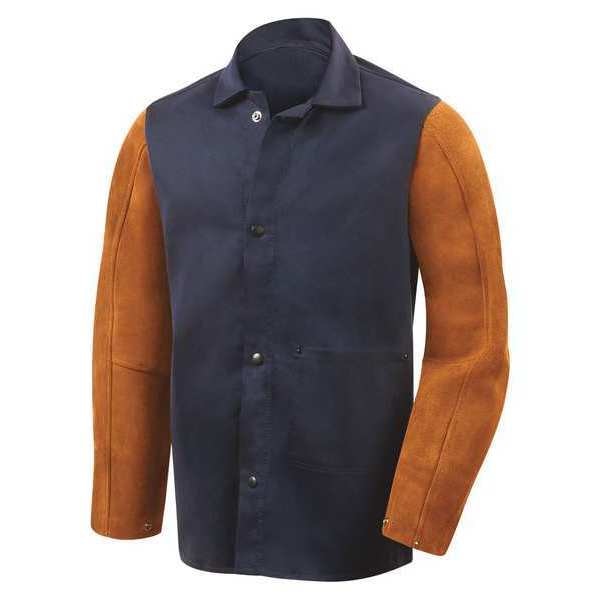 Leather Sleeves Jacket, Flame Resist, 2XL