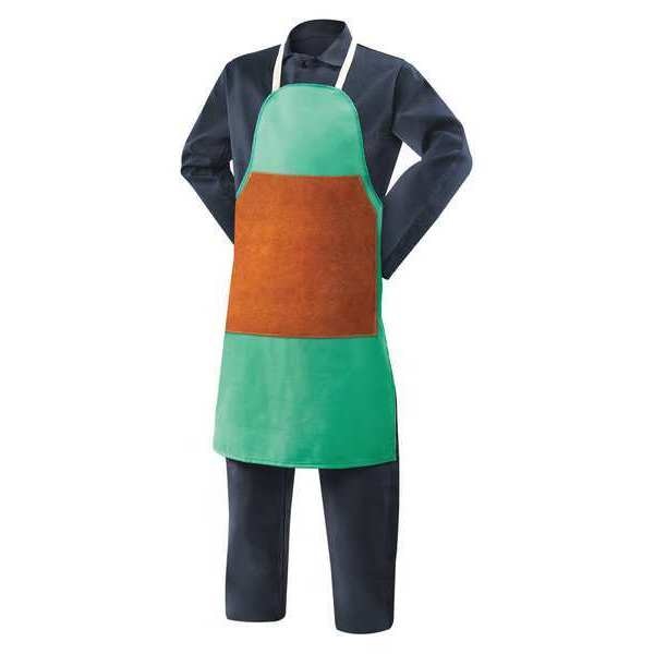 Cotton Bib Apron, Flame Resist, 36