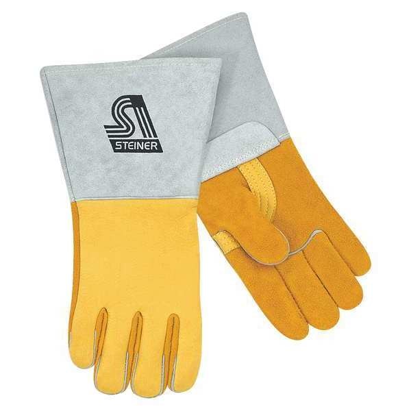 MIG/Stick Welding Gloves, Elkskin Palm, XL, PR