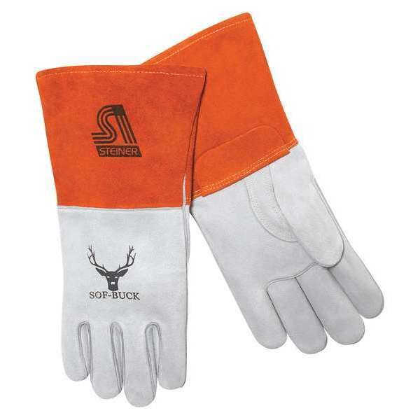Welding Gloves, MIG Application, Gray, PR