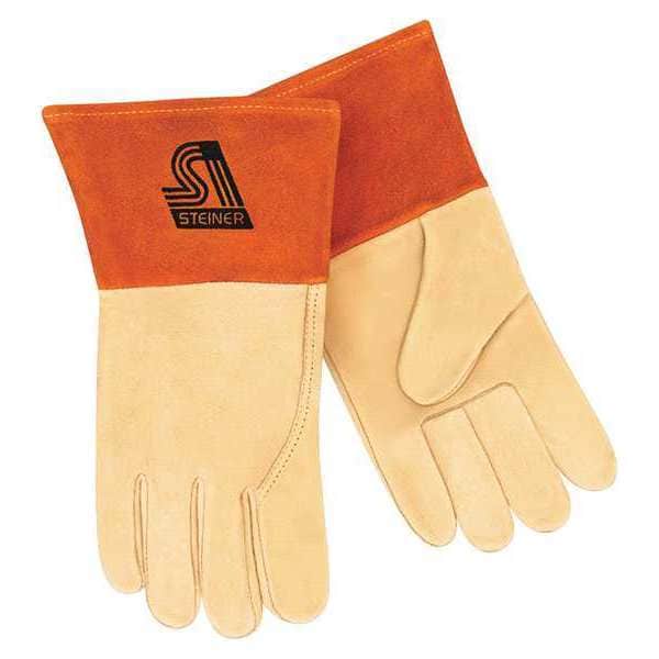MIG/TIG Welding Gloves, Pigskin Palm, XL, PR