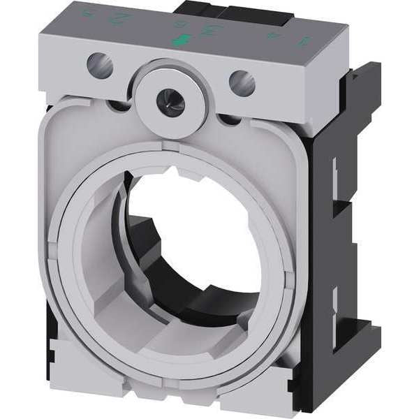 Holder, 22 mm, Black/Silver