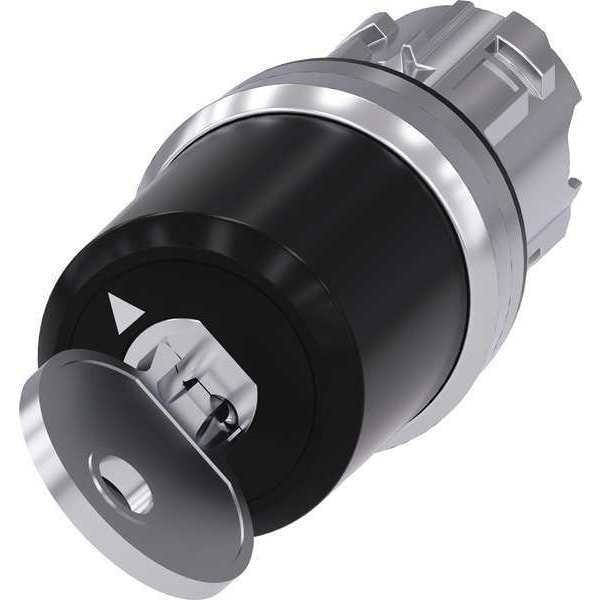 Key-Operated Switch, 22mm, Metal Bezel
