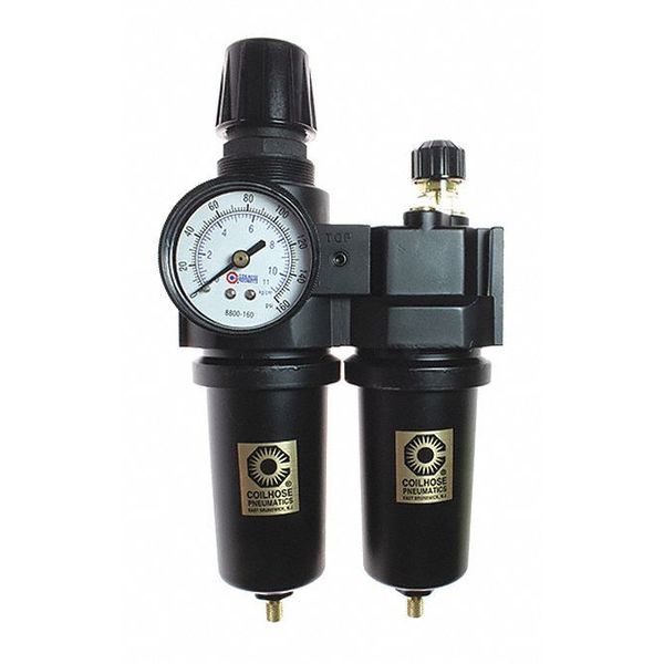 F/R/L Trio W/Automatic Drain Gage Metal Bowl 1/2