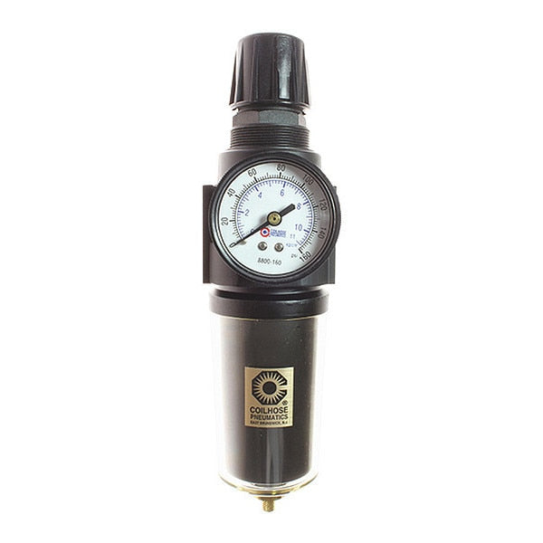 F/R Duo W/Gage Metal Bowl Sight Glass 0-200PSI 3/4