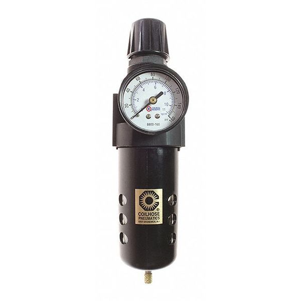F/R Duo W/Gauge 0-60PSI 3/8