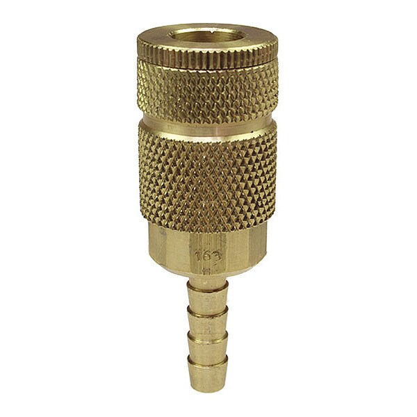 Auto Coupler Brass ID Hose 1/4