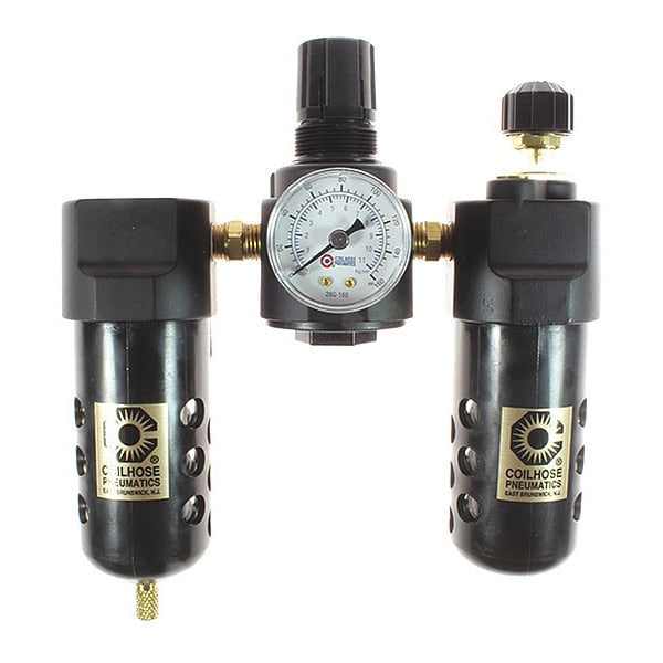 F/R/L Trio W/Automatic Drain Gauge 3/8