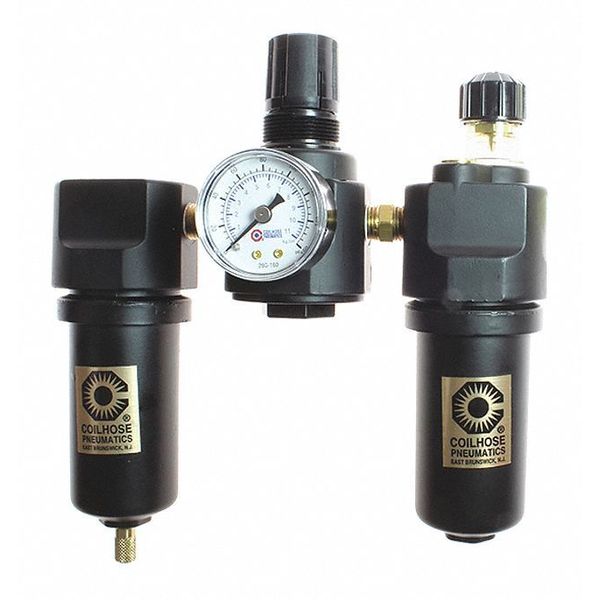 F/R/L Trio W/Gauge Metal Bowl 1/4
