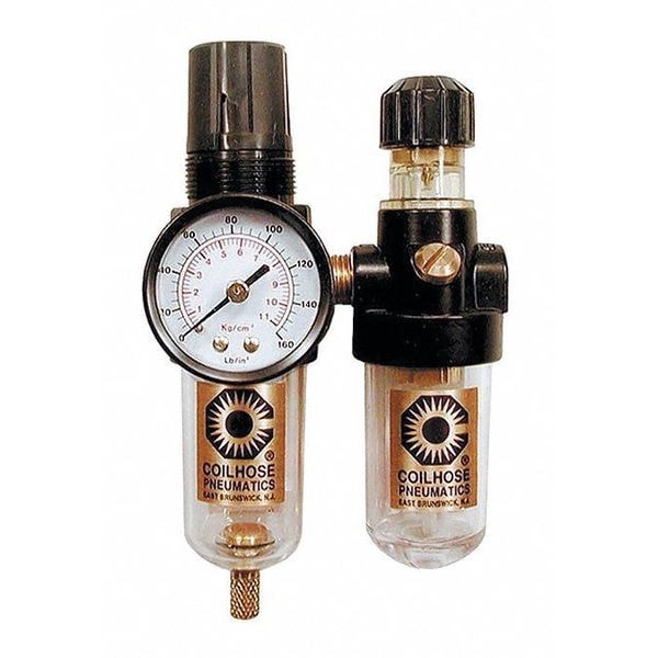 F/R Duo Mini W/Lubricator Gage 1/8