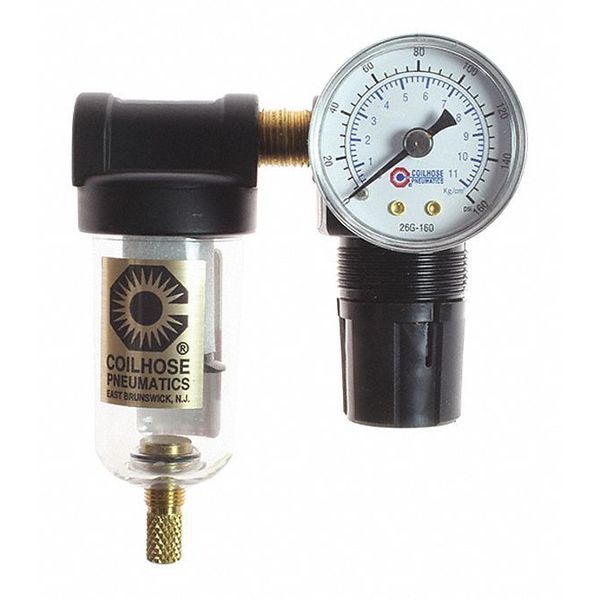 F/R Duo Mini W/Gauge 0-20PSI 1/8