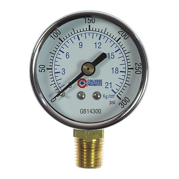 Chrome Dial Gauge 1/4