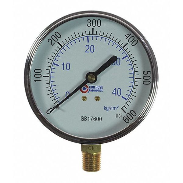 Chrome Dial Gauge 1/4