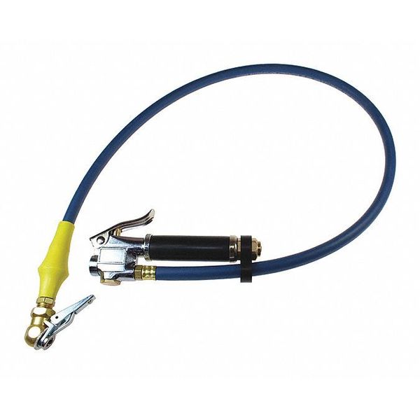 Inflator Gauge Clip-On Chuck 10-120PSI 36