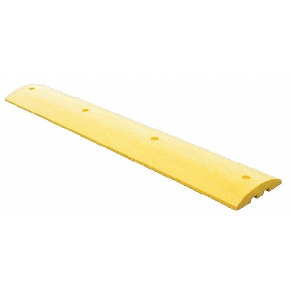 Speed Bump, Plst, Asphalt Only, 2X12X72, Dlx