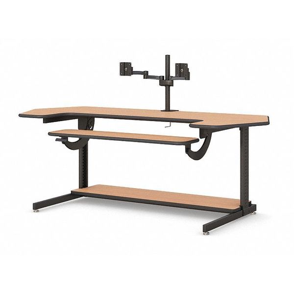 Hexagon Shaped Computer Table