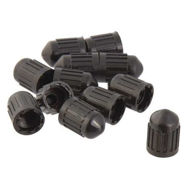 TPMS Black Plastic Cap, Seal, PK100