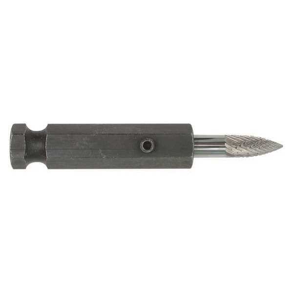 Diamond Cut Burr, Adapter, 1/4