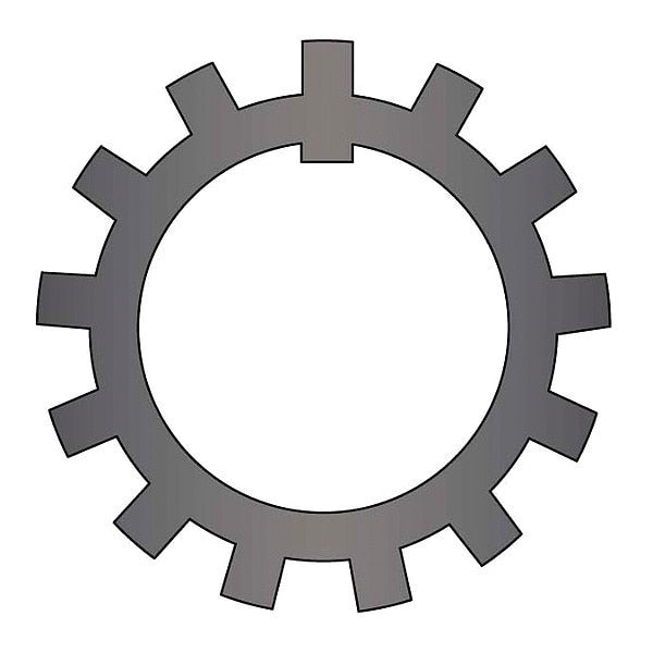 Bearing Lock Washer, Carbon Steel, Plain Finish