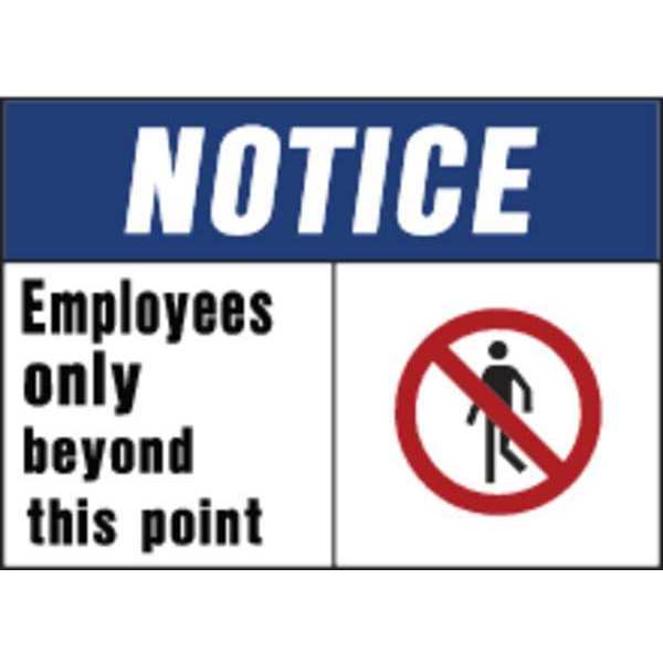 Sign, Employees Only Beyond Point, PK5