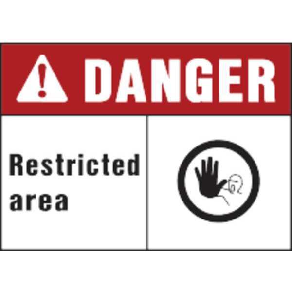 Sign, Danger Restricted Area, PK5