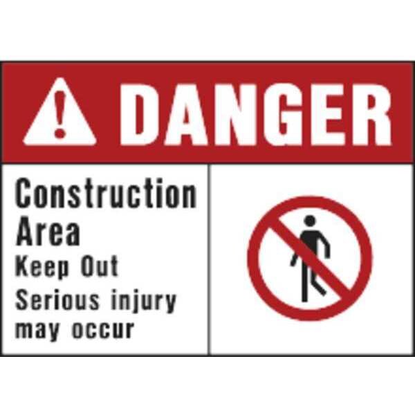 Sign, Danger Constructed Area, PK5