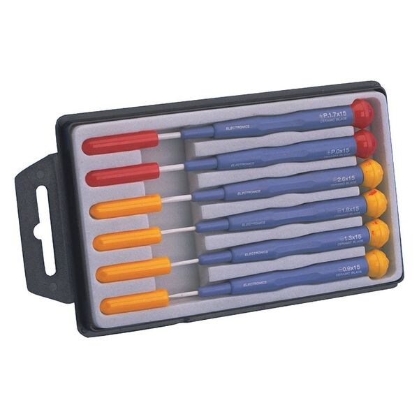 Screwdriver Set Ceramic, 6 pcs