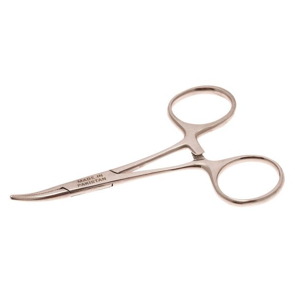 Hemostat Curved Serrated Jaws, 3-1/2