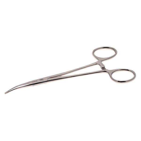 Hemostat Curved Serrated Jaws, 6