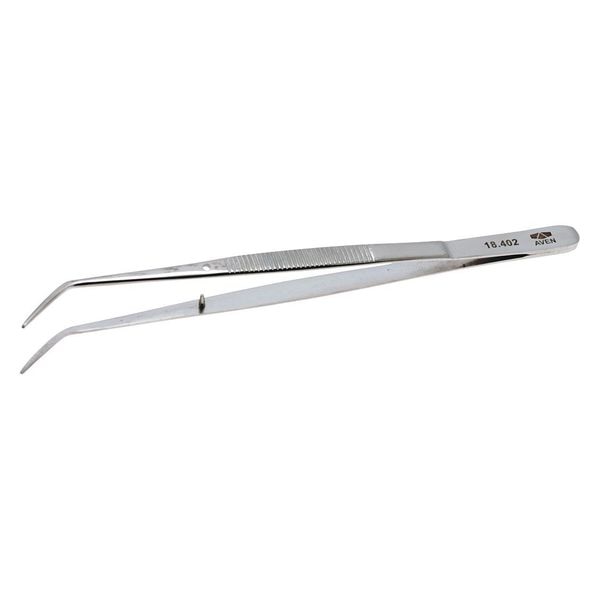 Tweezers, College, w/Pin Bent Tip, 6
