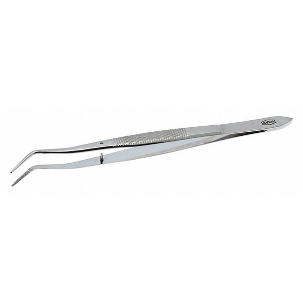 Tweezers, College, w/Pin Offset Bent, 6