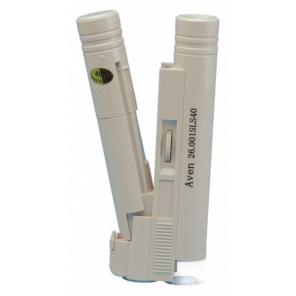 Pocket Microscope, w/Illum, 40x