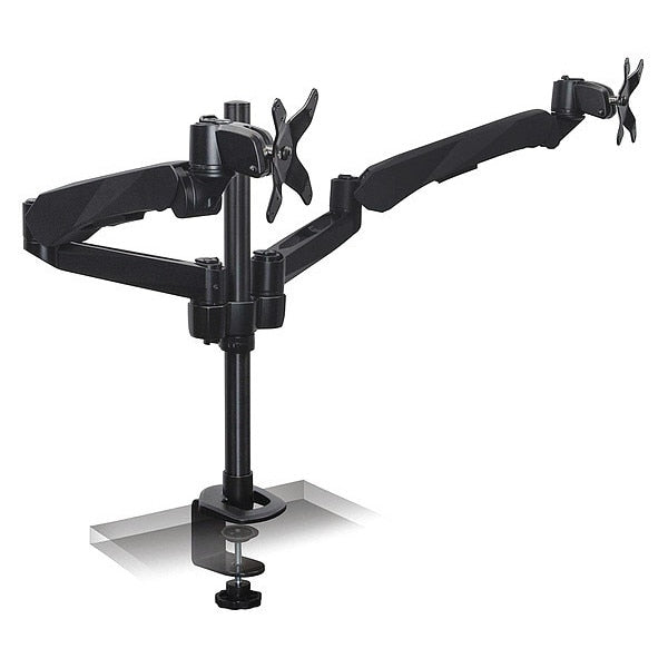 Height Adjustable Dual Monitor Desk Moun