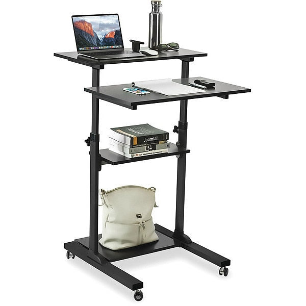 Adjustable Rolling Computer Desk