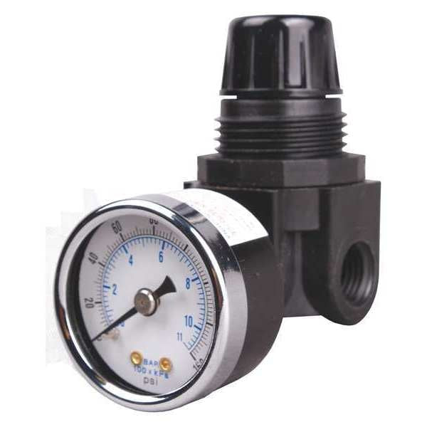 Mini Regulator, Zinc Body, 1/4