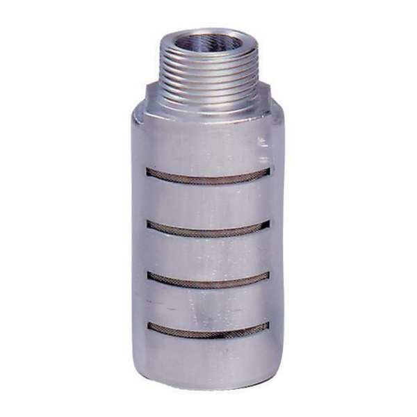 Male Alum Pneumatic Silencer, 1/2