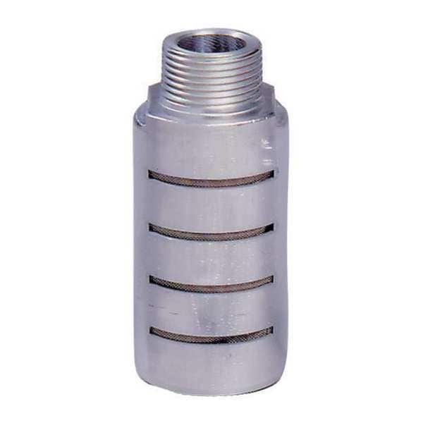 Male Alum Pneumatic Silencer, 3/8