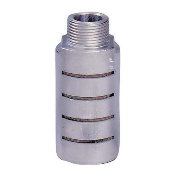 Male Alum Pneumatic Silencer, 1/4