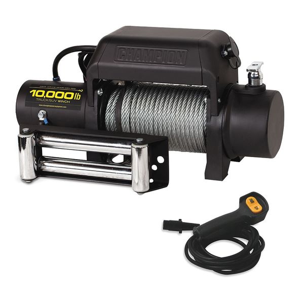 Utility Winch Kit, 12V, 10,000 lb