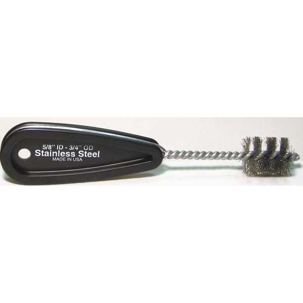 Standard refrigeration copper fitting brush, 1-1/4 in L Brush, Plastic